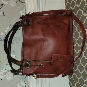 Simply Noelle Leather Handbag/Carry all Tote